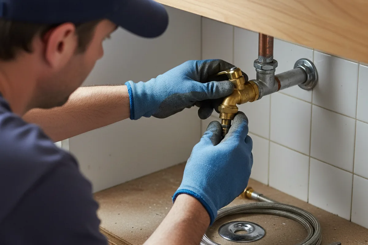 Shutoff valve and fitting work during Repiping in Mayking